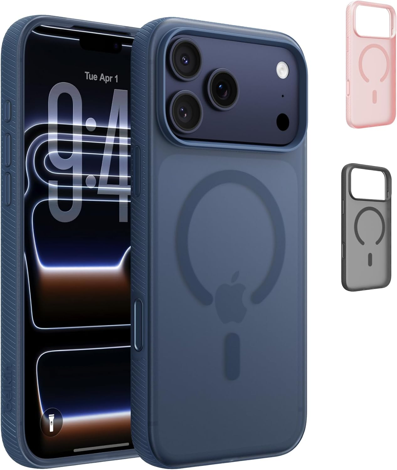 Belkin Sheerforce Grip Iphone 17 Case, Magsafe Compatible Mobile Phone Case with Non-Slip Edges, Iphone Protective Case, Magnetic, Transparent, Thin and Shockproof - Green image number 6