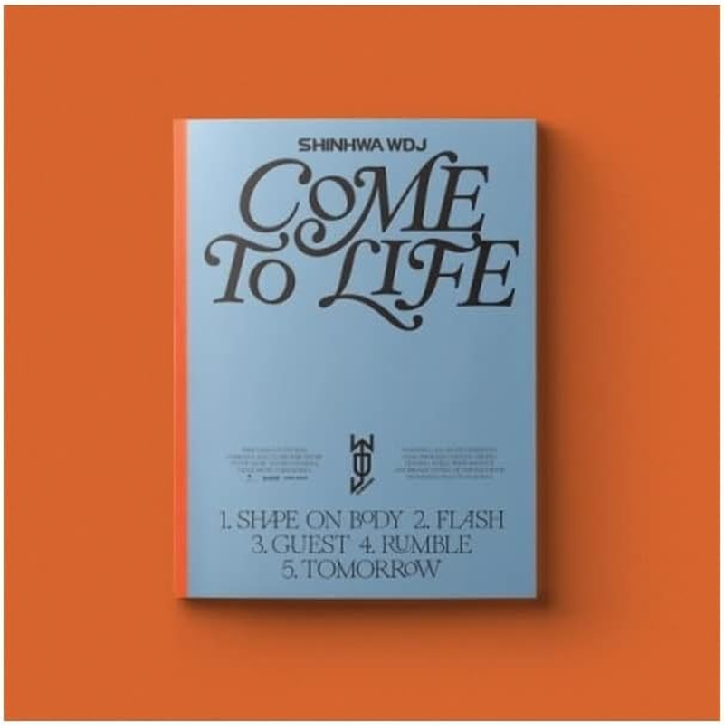 SHINHWA WDJ COME to LIFE 1St Mini Album Cd+1P Folding Poster on Pack+92P Photobook+3P Polaroid Photocard+Tracking Sealed image number 5