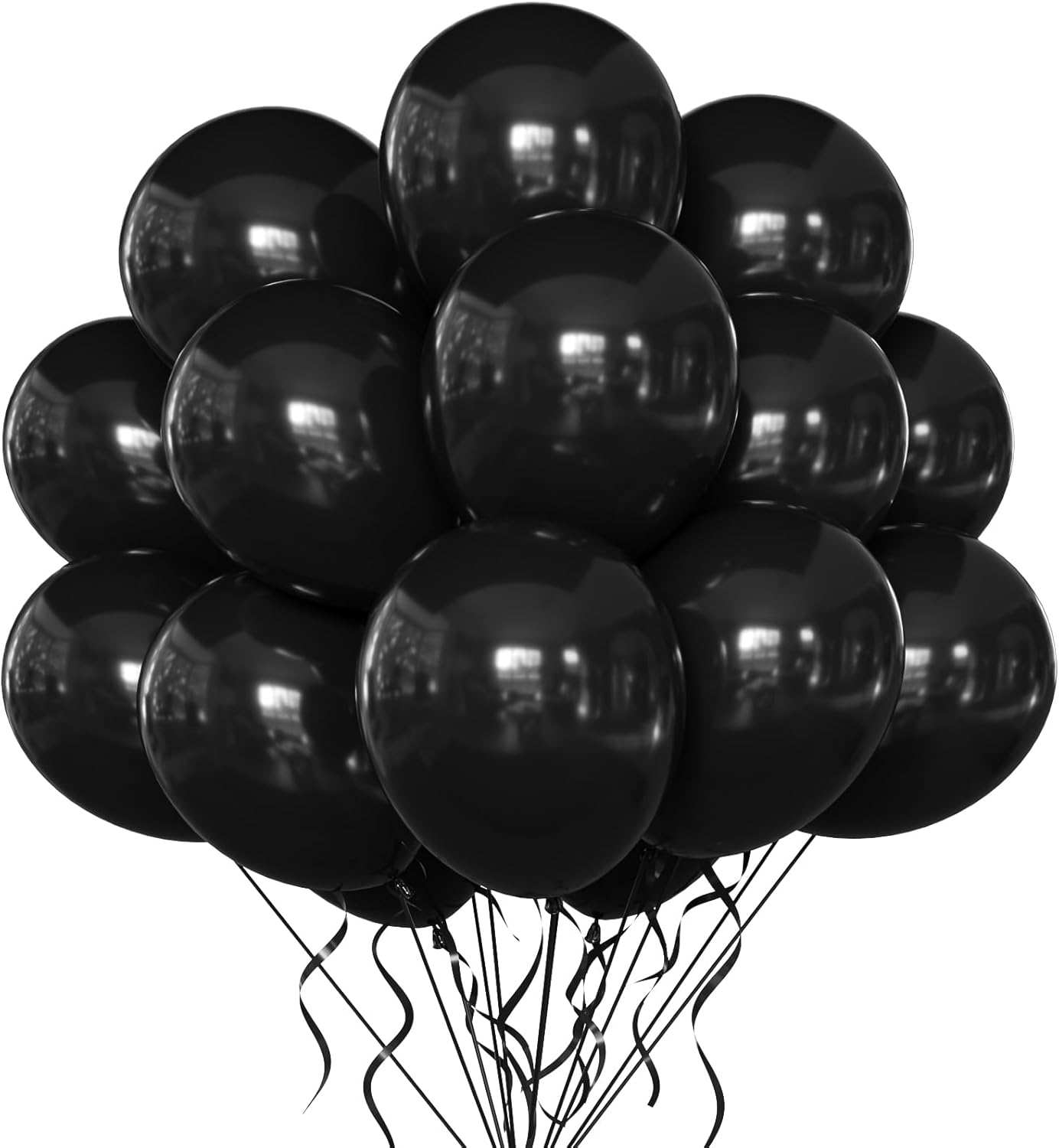 Yehnda Metallic Gold Balloons 12 Inch 50 Pcs Chrome Latex Party Helium Birthday Wedding Anniversary Decorations