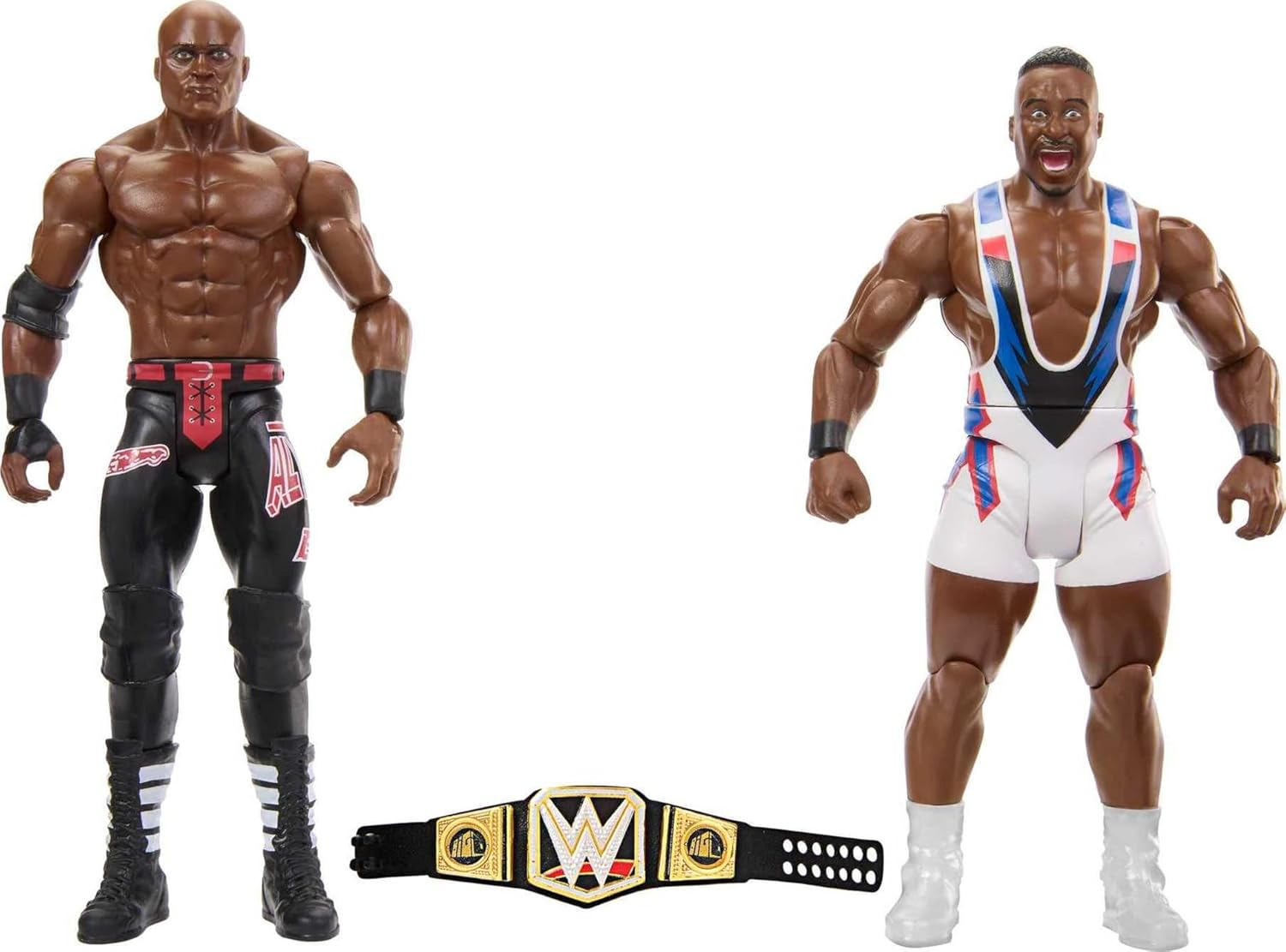 WWE Ricochet Vs Gunther Championship Showdown Action Figure 2-Pack with Intercontinental Championship, 6-Inch image number 4