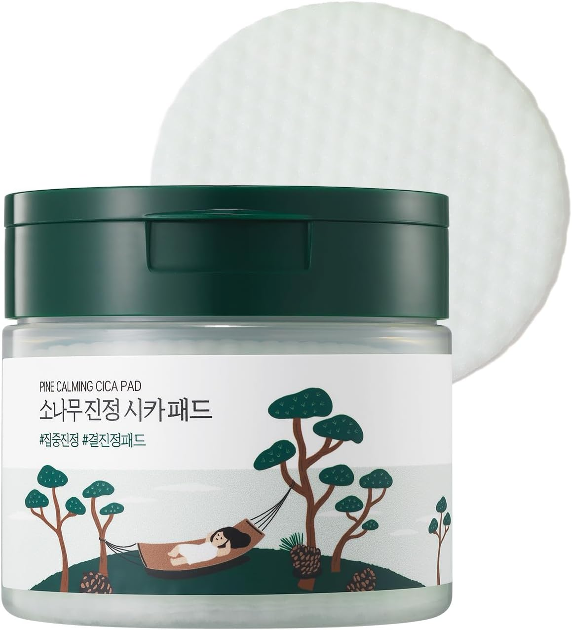 Round Lab Pine Calming Cica Pads (50-Pieces) image number 5