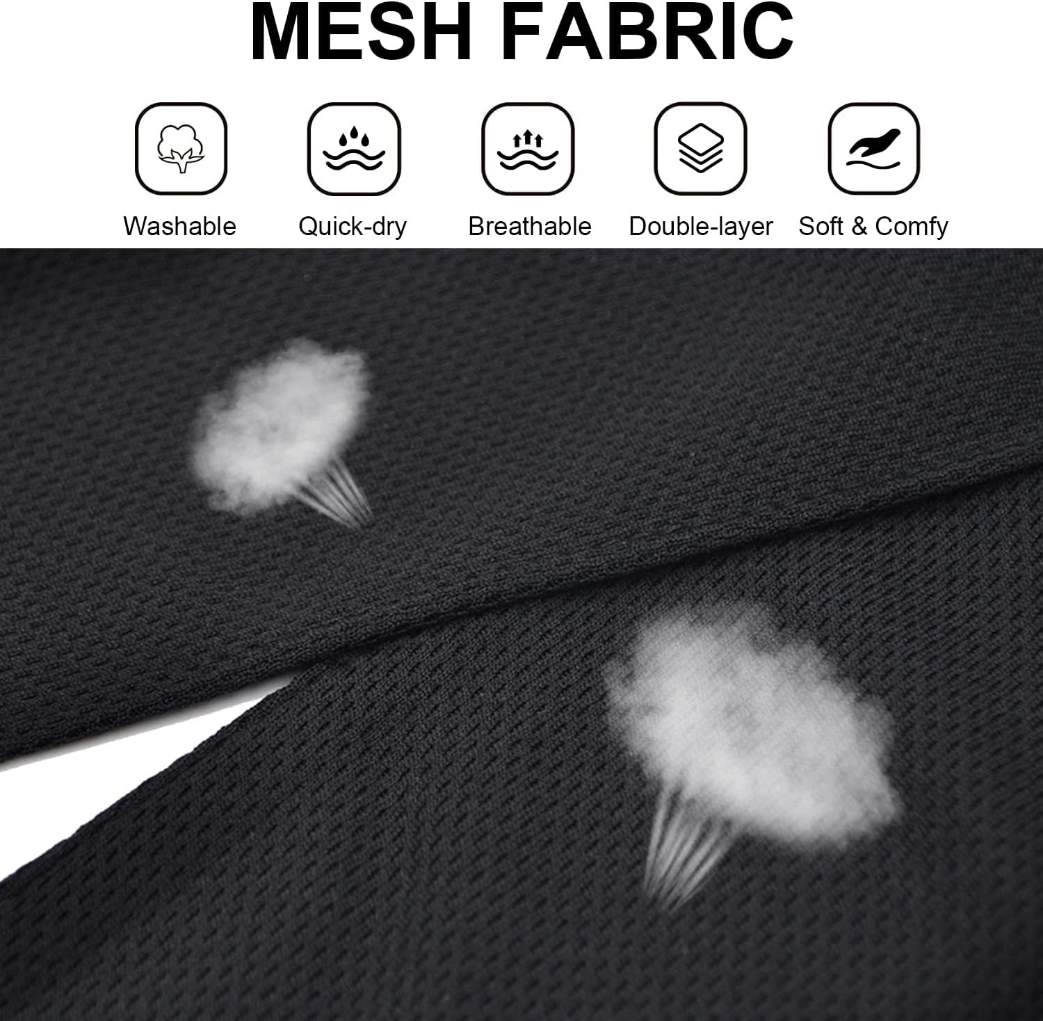 GOGO Head Tie, Tie Back Mesh Headband, Tennis Head Band image number 6