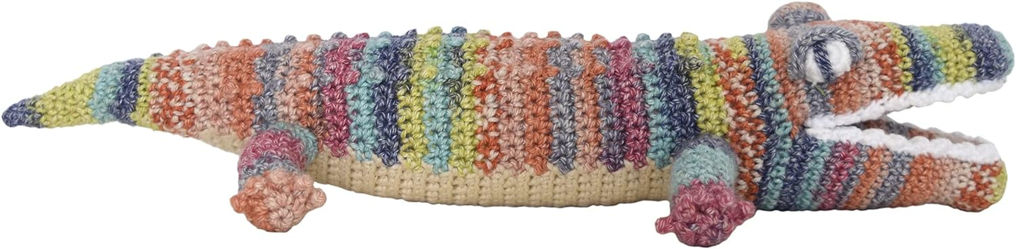 NASKA HT-19 Hand Knitting Kit, Mason the Crocodile, Tiered Color image number 3