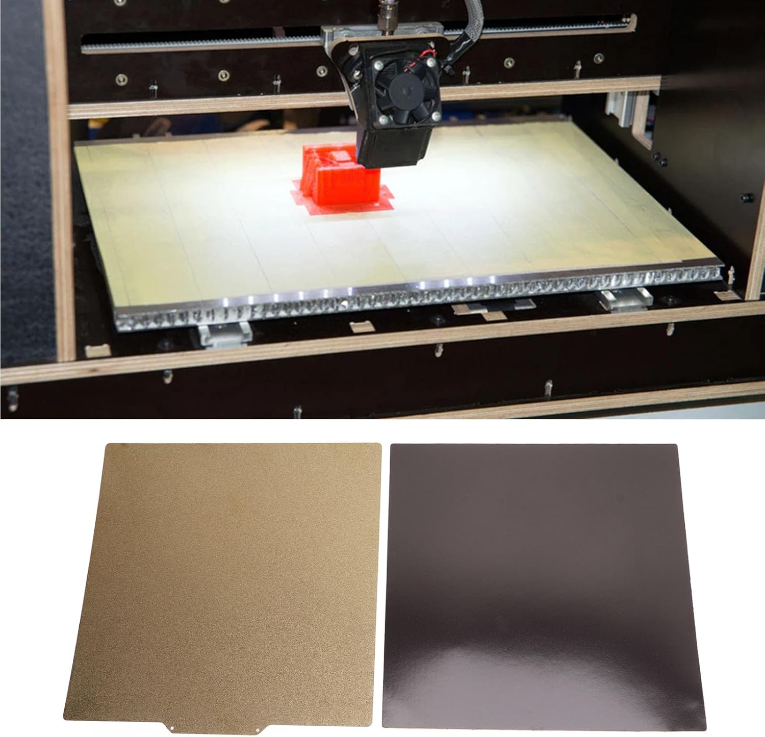 Spring Steel Build Plate, 290X290Mm Double Sided PEI Flexible Hot Bed Surface for Ender 6, Steel Heated Bed with Magnet Base, PEI Sheet Professional 3D Printer Accessories image number 6