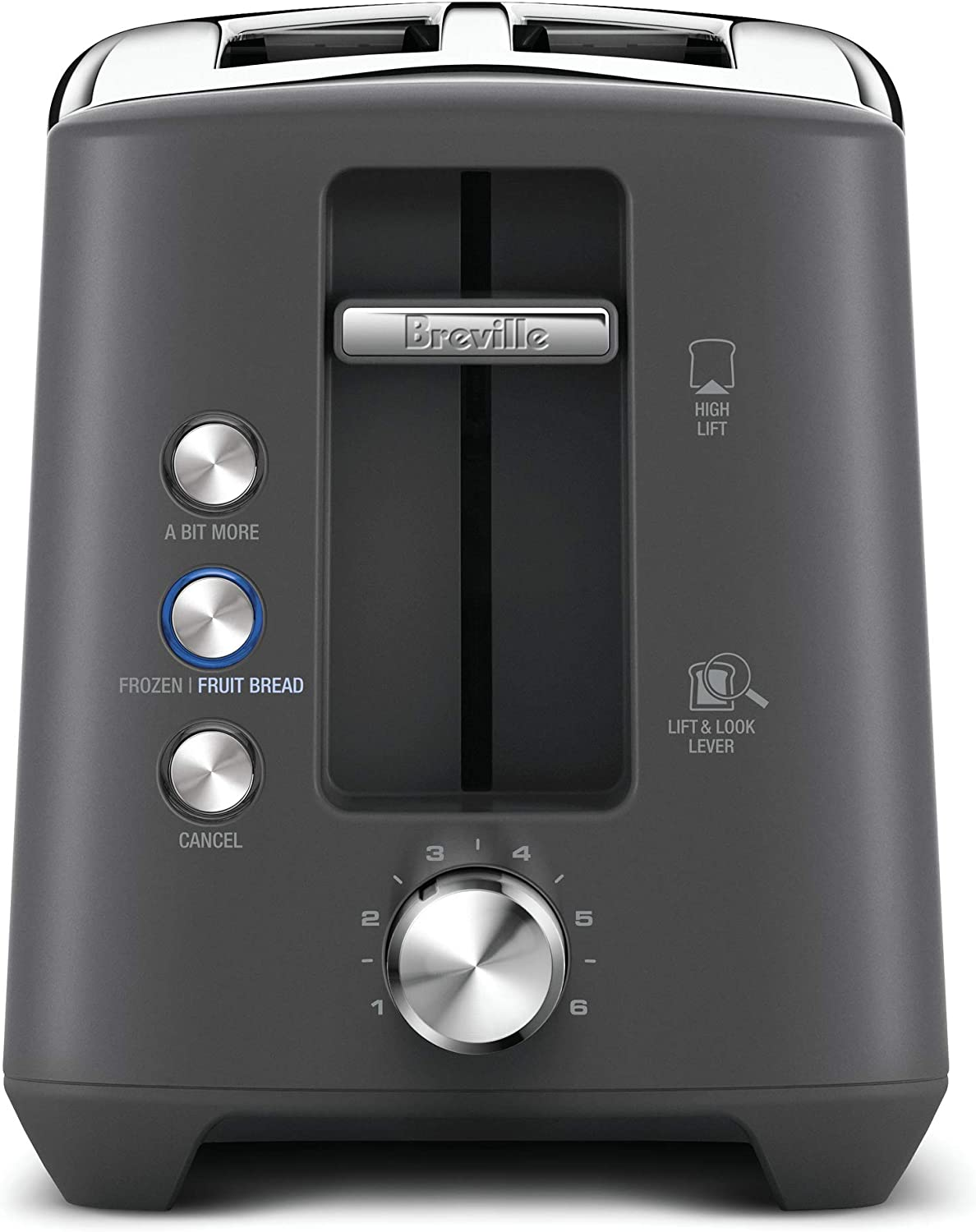 Breville the 'A Bit More' plus 2-Slice Toaster, Brushed Stainless Steel, BTA435BSS image number 4