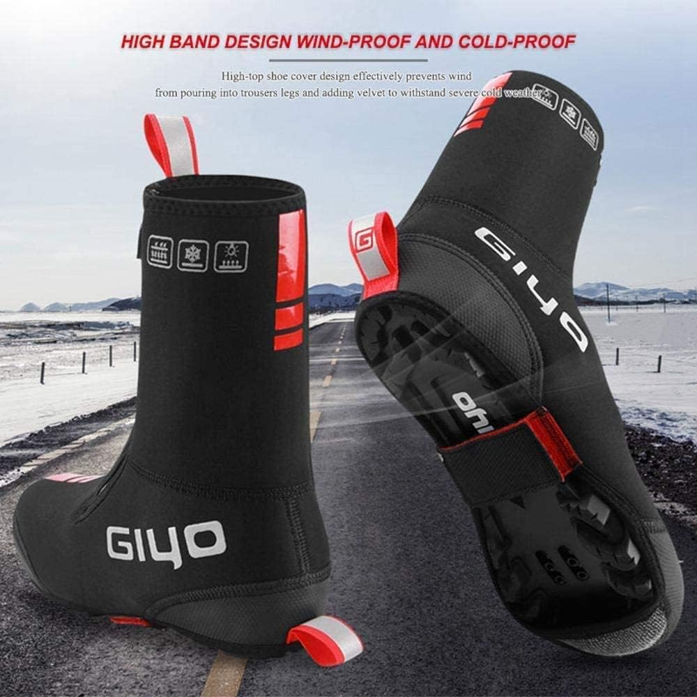 GIYO Cycling Shoes Covers, S-XXXL Neoprene Waterproof and Winterproof Bike Cycling Overshoes for Men Women Road Mountain Bike Booties&hellip;