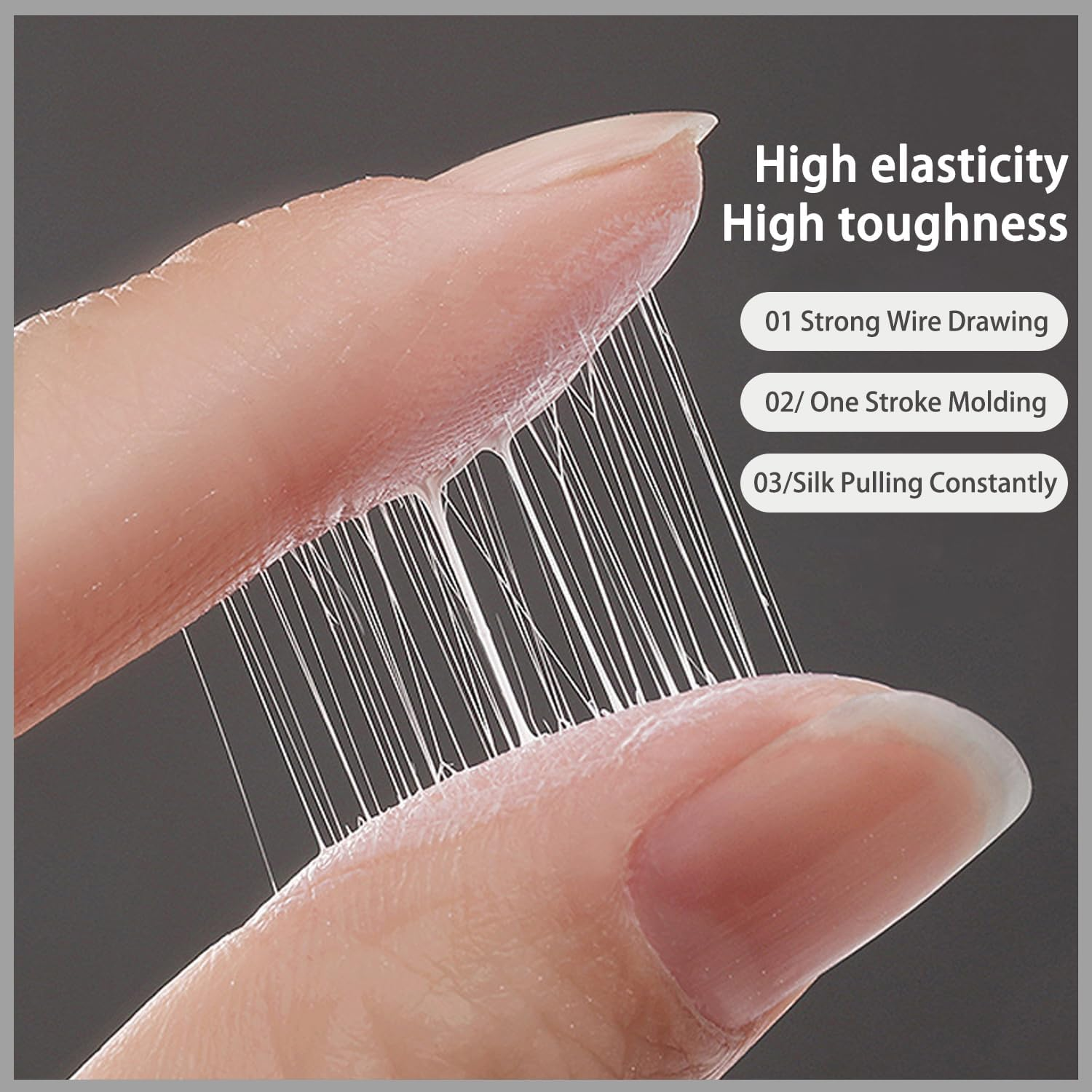 Finger Secret Spider Nail Gel 5G/0.18Oz,2Colors Nail Spider Gel,Spider Web Gel Nail Art,Spider Gel Drawing Gel Nail Polish Set Nail Art Wire Drawing Gel for Line with Nail Art Brushes (White Black) - 6Colors image number 2