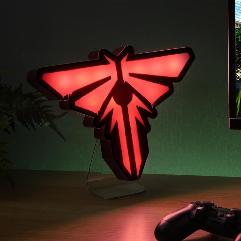 The Last of Us Firefly Light - Officially Licensed Movie Logo Light, Game & Living Room Decor and Gift, Neon Firefly Room Accessory and Nightlight for Fans of TV Show | Paladone image number 5