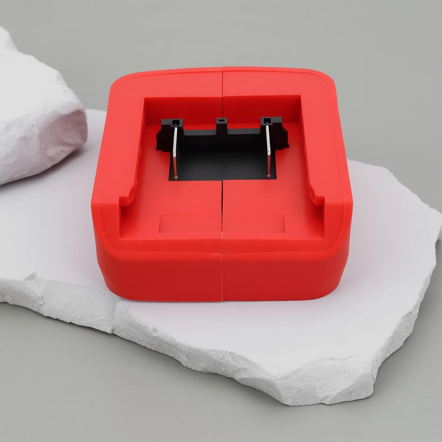 Create Idea 2Pcs Power Tool Battery Adapter Converter Compatible with Einhell 4511396 4511437 18V Li-Ion Battery image number 2