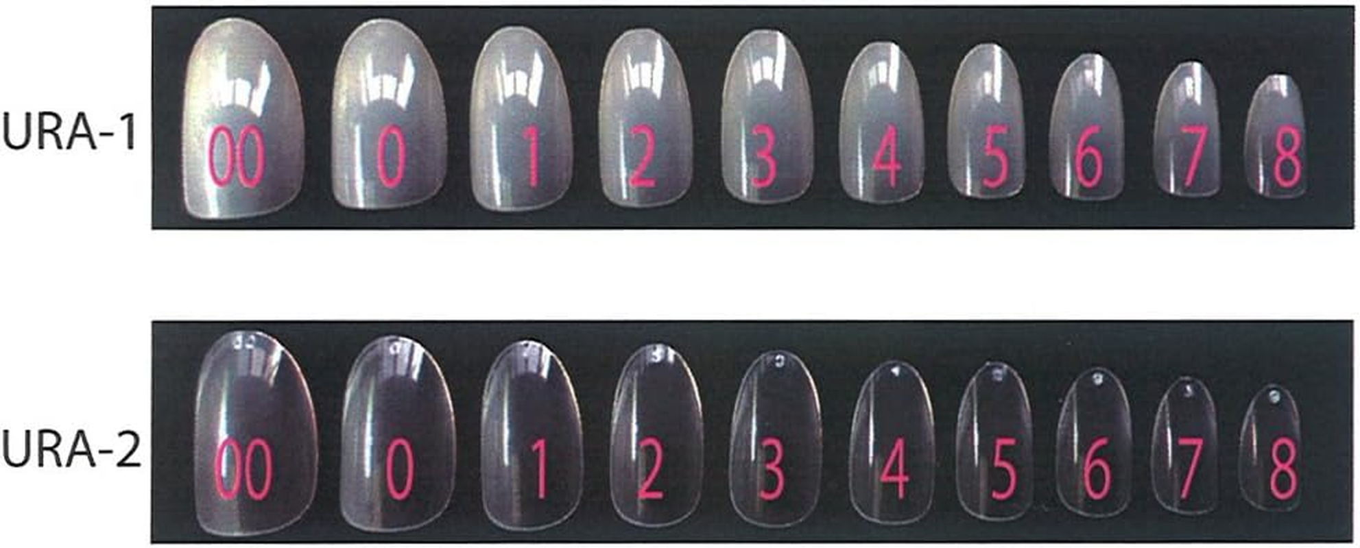 Beauty Nailer Nail Tip, Easy to Stick Back Zara Tip URA-2 image number 3