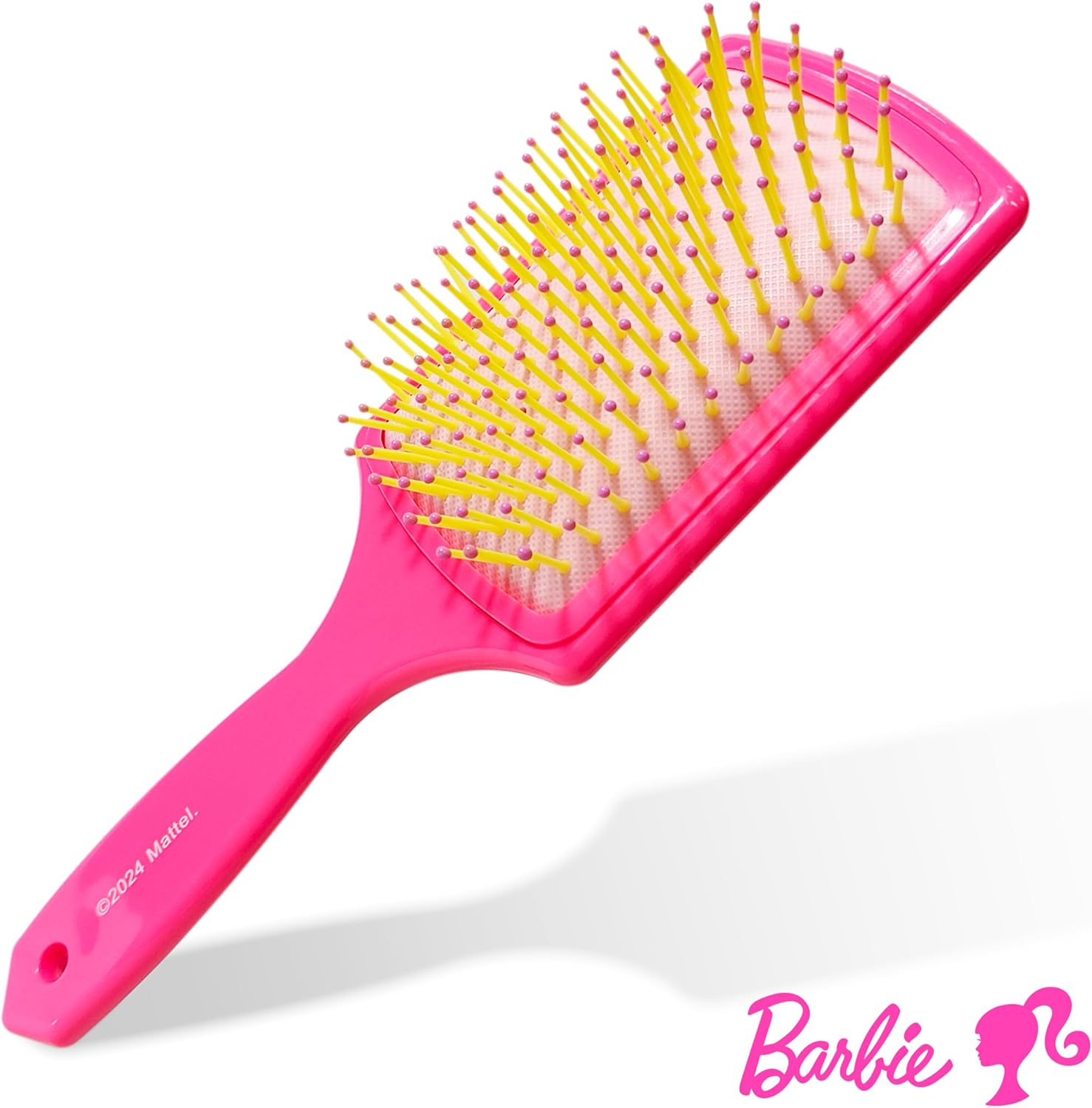 LUV HER Kids Hair Brush & Spa Headband Set for Girls - Features Barbie - Fun Grooming Kit for Detangling, Styling & Skincare - Soft & Stretchy One Size image number 3