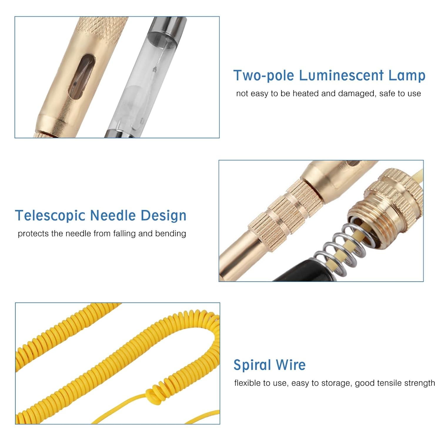 6-24V Car Voltage Tester Pen Heavy Duty Test Light for Auto Truck Electrical Circuits and Automotive Diagnosis image number 3