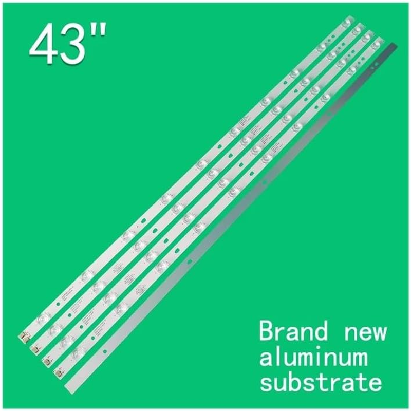 1Set=5Pcs 10Leds 3V 854Mm for 43-Inch LCD TV Backlight Strip LED43D10B-ZC14FG-01 LED43D10-03B 3034010203 3034010204 LE43U6500U image number 4