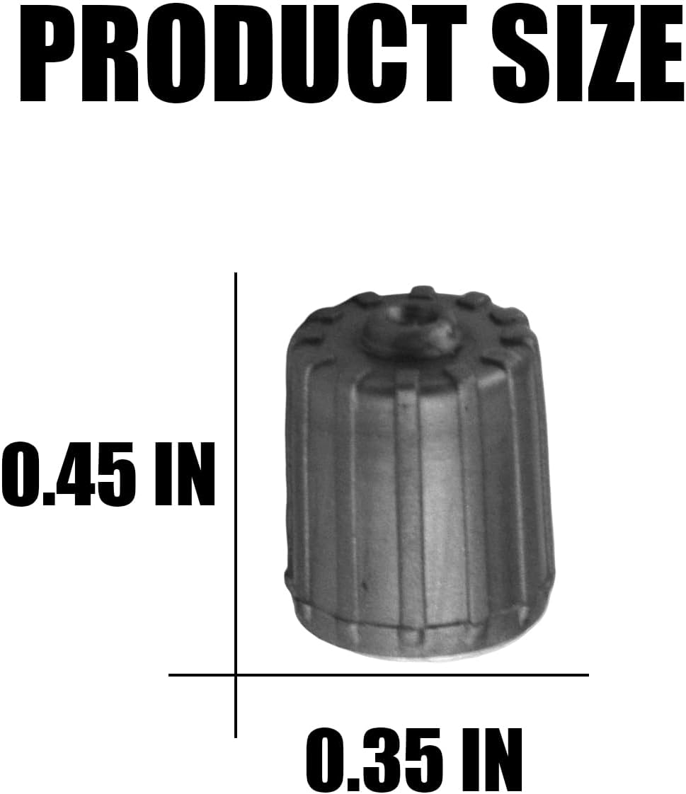 JNNJ Pack of 8 Car Tyre Valve Caps, Plastic Tyre Wheel Alloy Valve Caps Dust Caps, Car Tyre Handle Dust Caps with Sealing Ring SUV Truck (Grey) image number 5