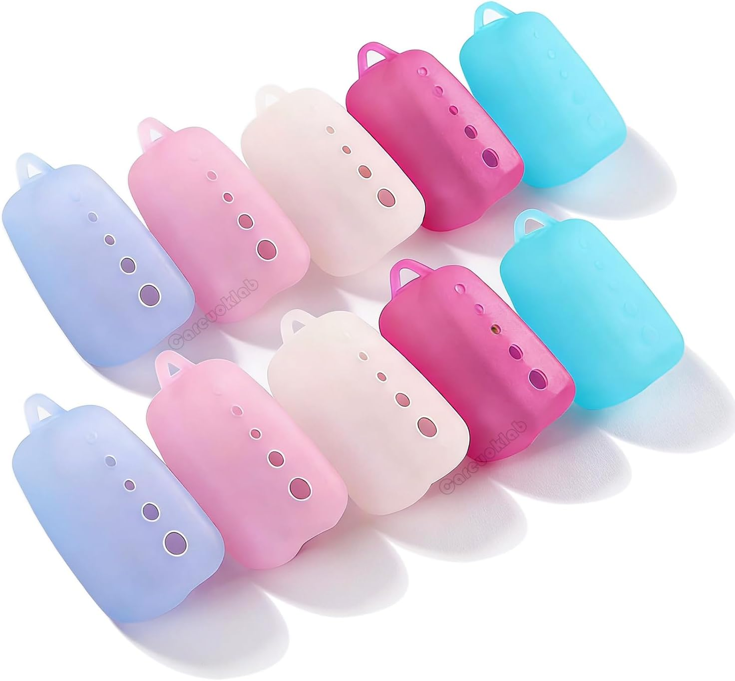 10 Pcs Silicone Toothbrush Head Cover, Electric Toothbrush Protector Cap, Portable Toothbrush Pod Protection Case for Home, Outdoor, Travel image number 2