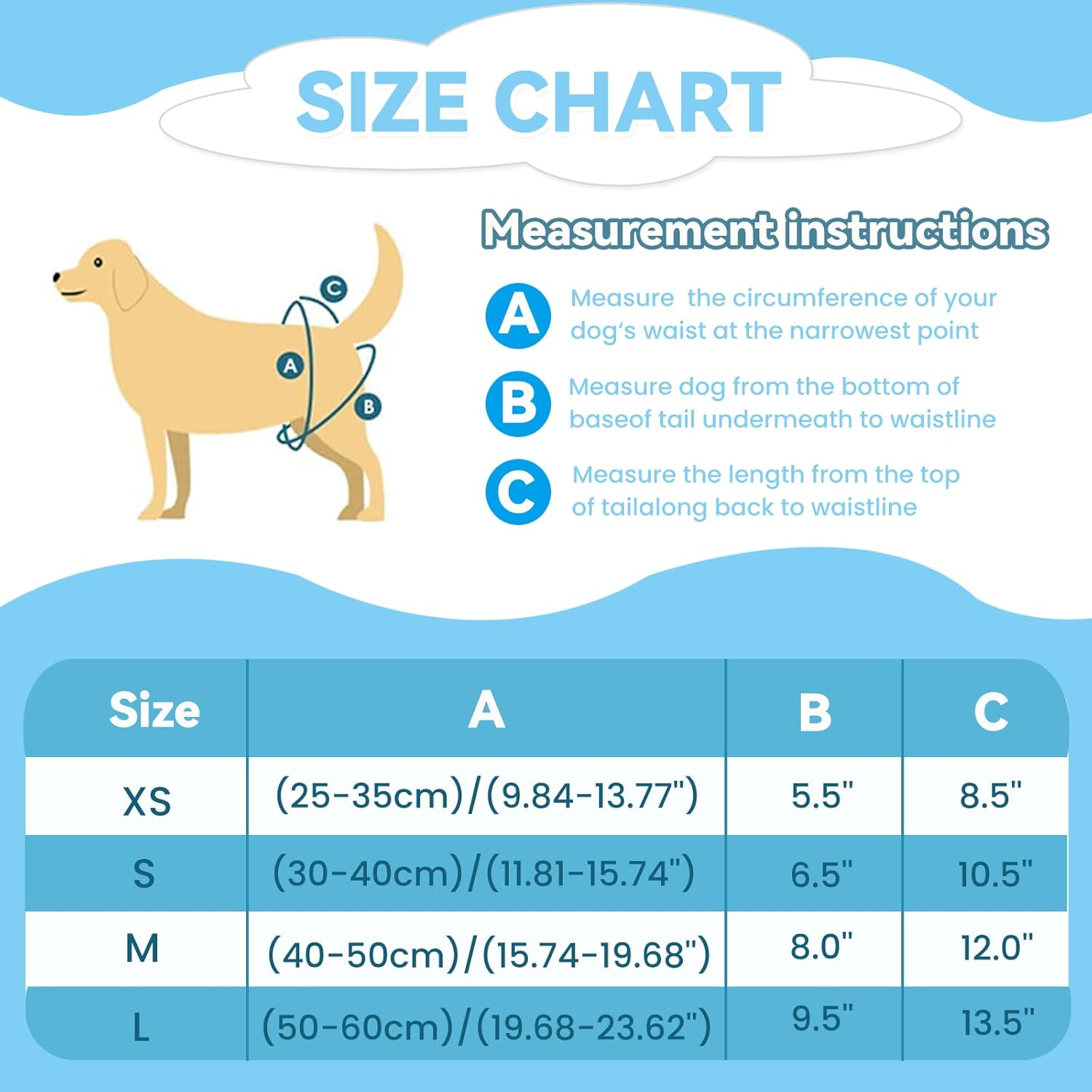 3PCS Female Pet Dog Cat Nappies Set,Washable Sanitary Wraps Panties for Puppy Reusable Nappies Super Absorbent Diapers for Small Medium Large Incontinence Dog image number 5