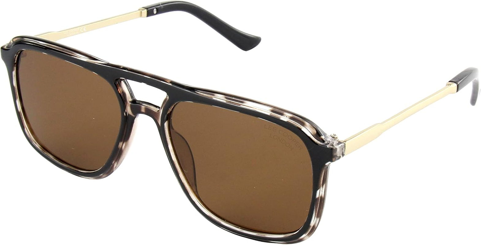 Lee Cooper Mens Polarized Square Sunglasses Lightweight 100% UV Blocking Fashion Shades