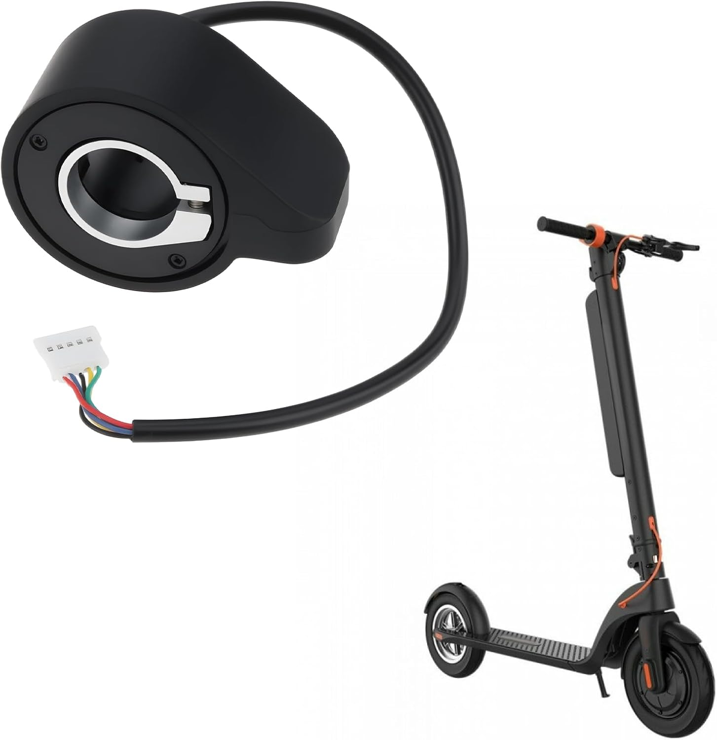 OTOTEC 1PC Thumb Throttle of E-Scooter 5V Compatible with HX X6 X7 and X8 Electric Scooters image number 3