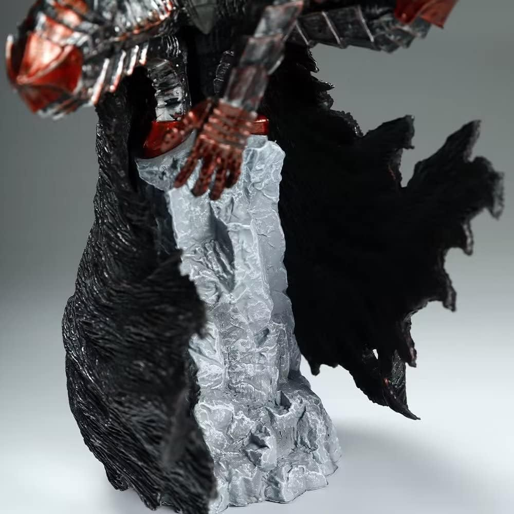 Berserk - Guts Anime Figures Model 25Cm9.8Inch Guts Battle Damaged Version Character Statue Toy Desktop Collections Decorations Kids Gift image number 1