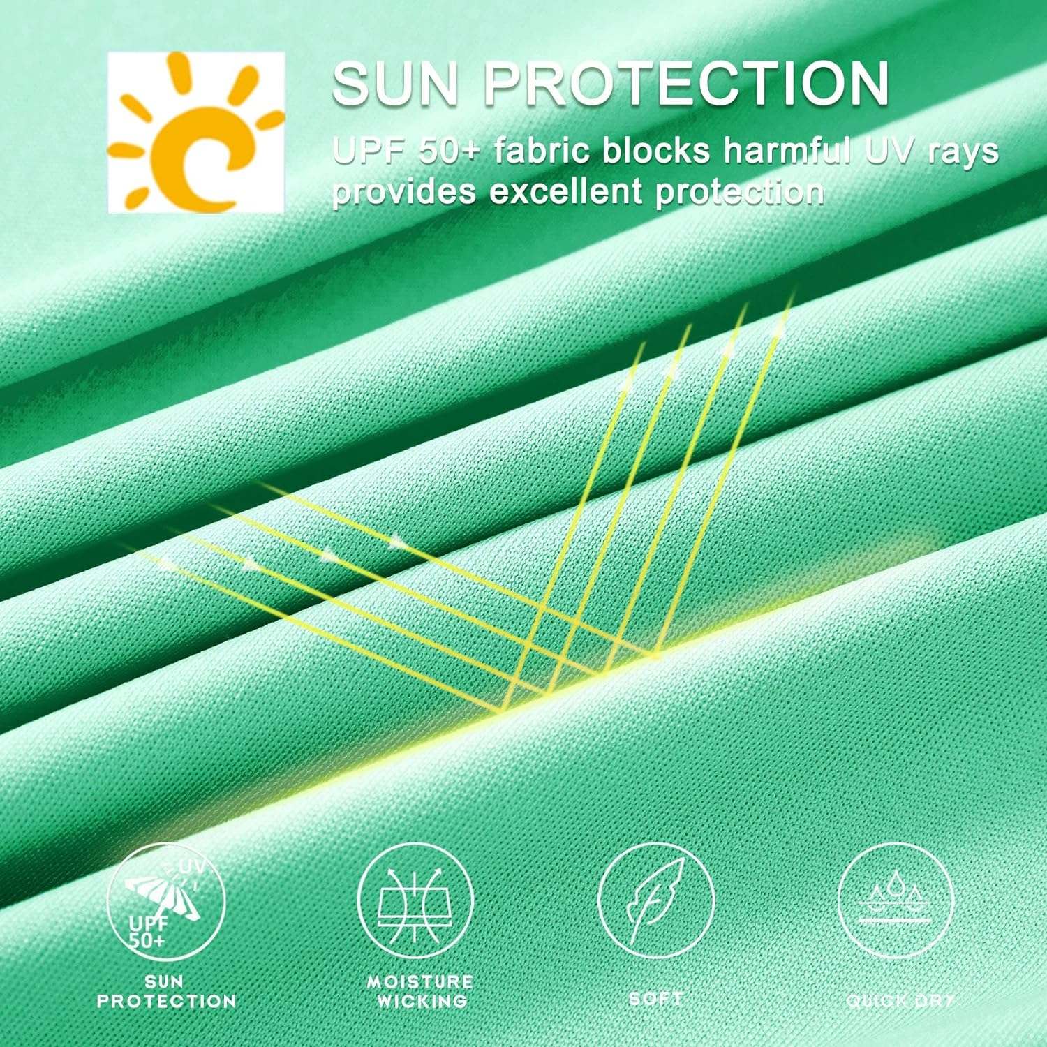 WILLIT Men'S UPF 50+ Sun Protection Shirt Rashguard Swim Shirt Short Sleeve SPF Quick Dry Fishing Shirt image number 2