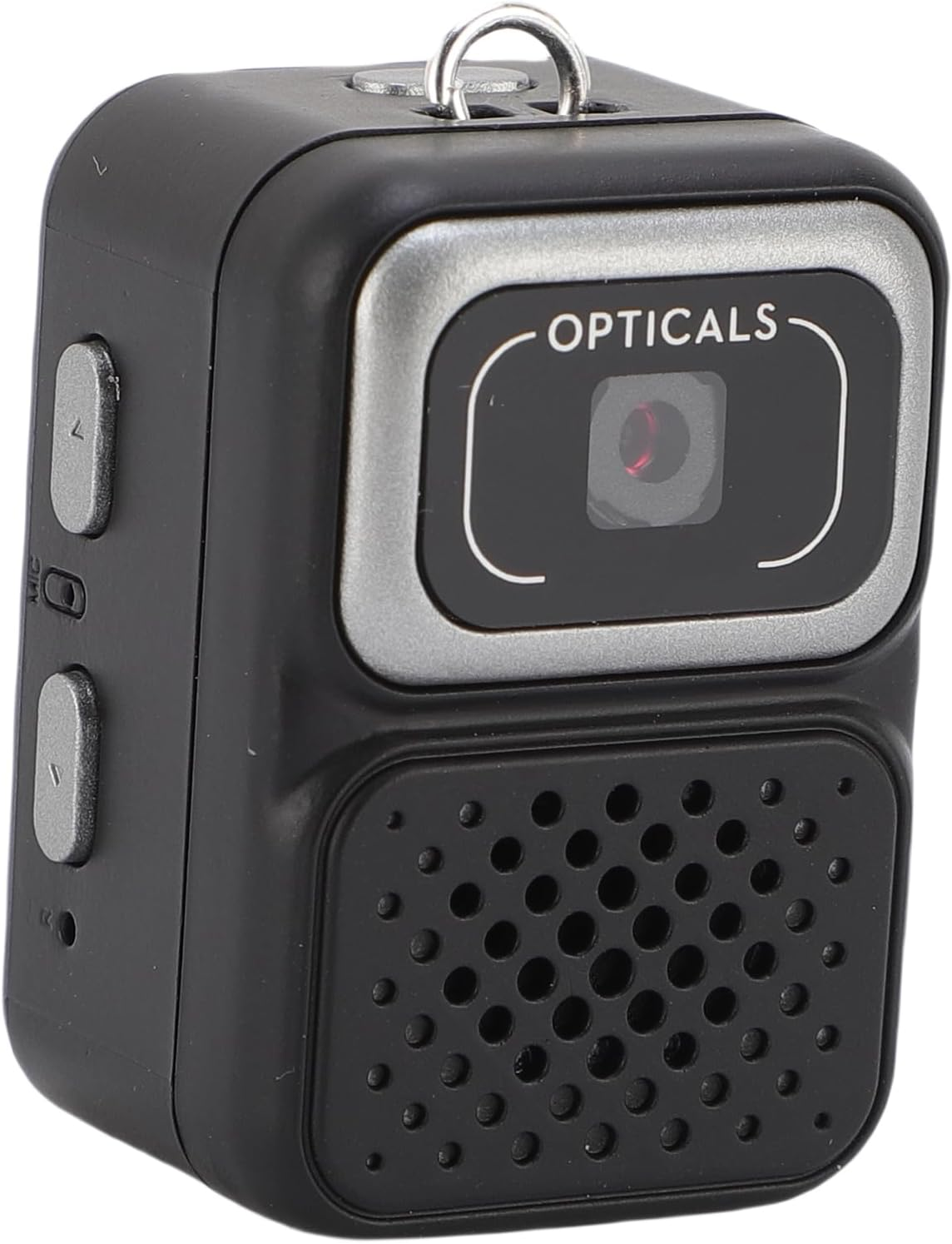 Zopsc 1080P Keychain Camera, Tiny Retro Digital Camera, 2MP Photos, 128GB Expandable, Portable Pocket Video Recorder for Travel & Study (White)