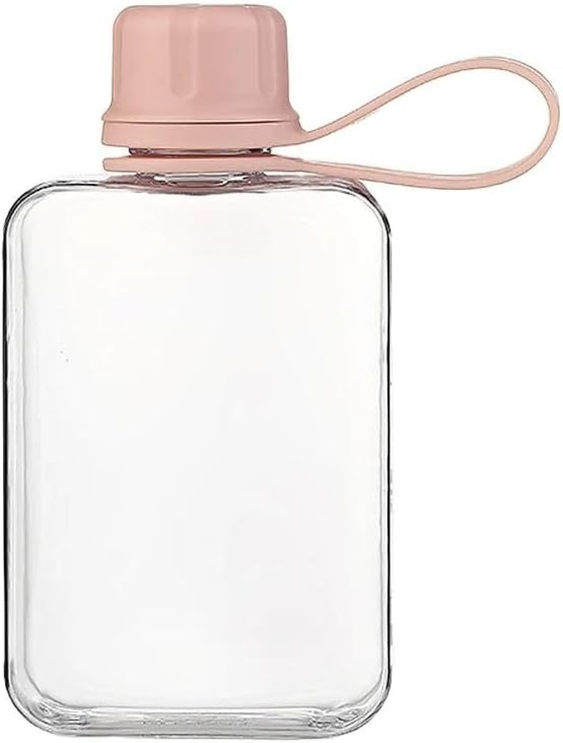 Pink Water Bottle, Sports & Travel Water Bottle, Leakproof, Compact & Portable Design, Bpa-Free, 8.2 Oz, Compatible with Travel, Work & School, Unron image number 1