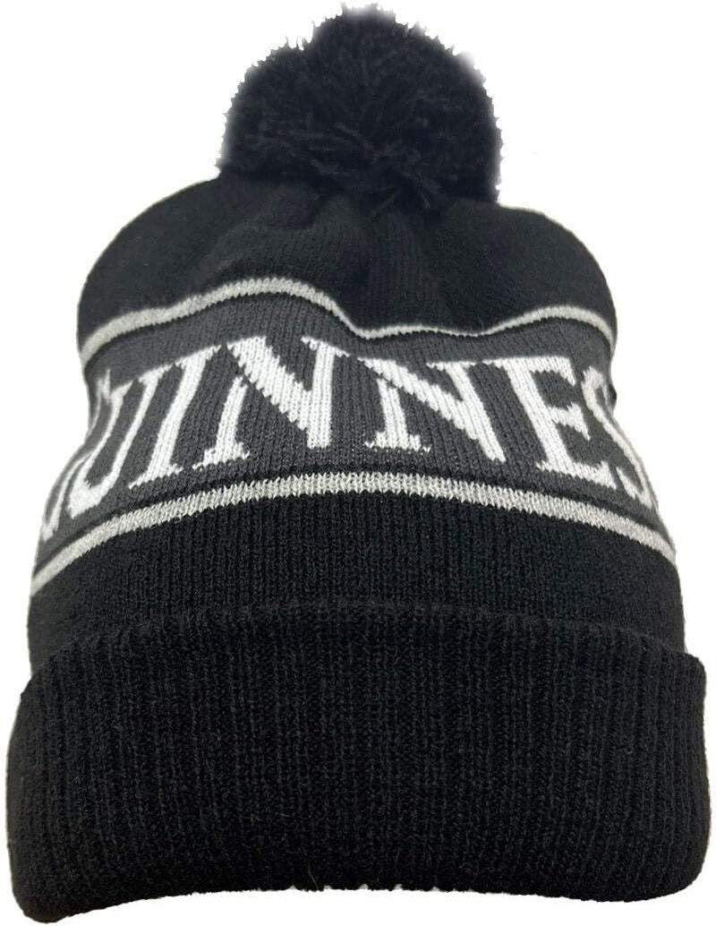 Guinness Black Bobble Hat for Men 100% Acrylic, Black, One Size image number 1