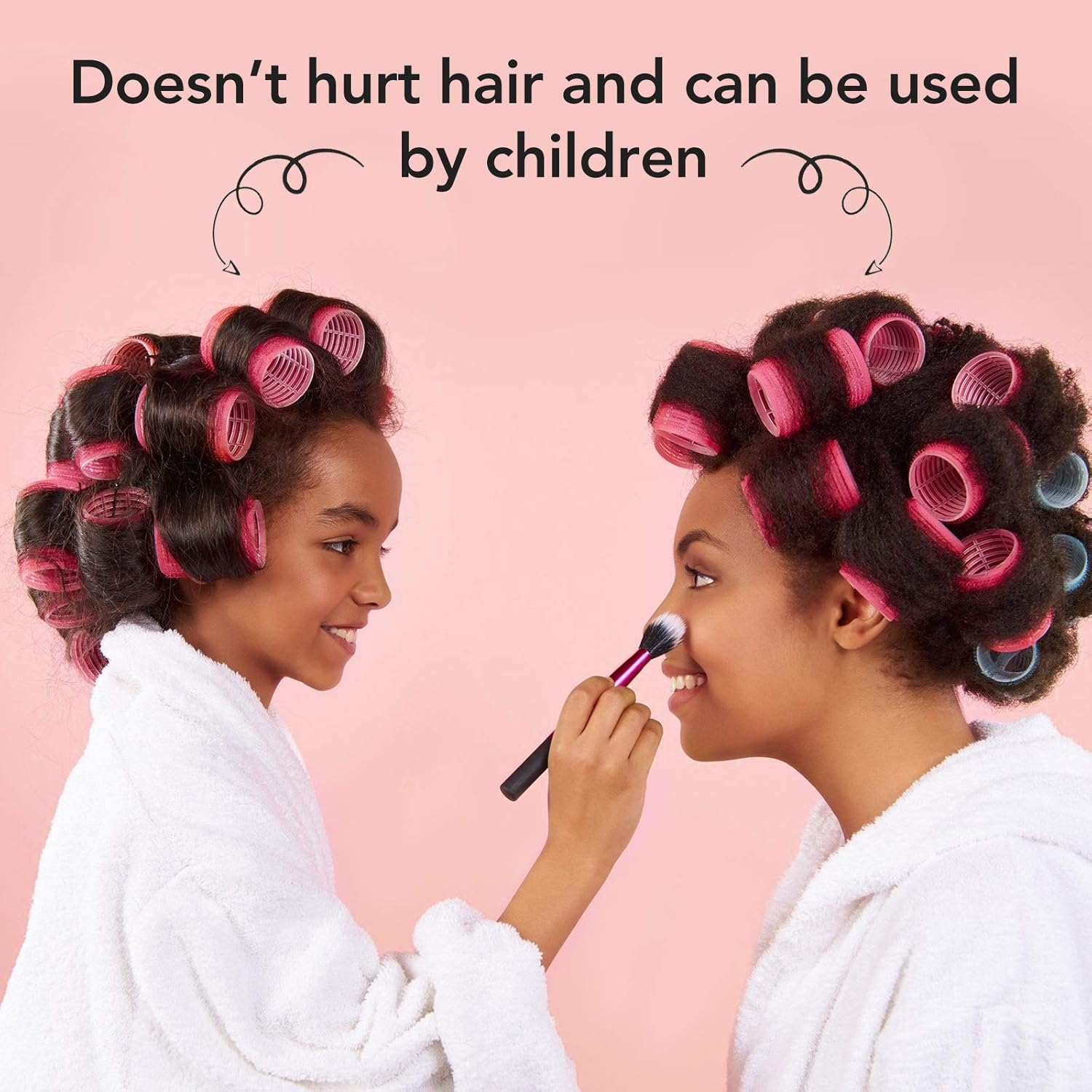 F Fityle 10-Piece Bangs Curler Hair Roller Manual Roller Plastic Ma-Gic Roller- 8 Types Selected - 20Mm