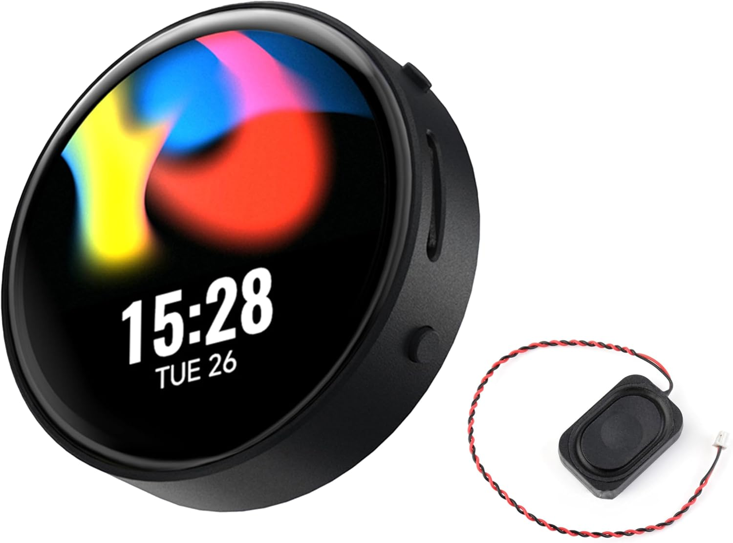 ESP32-S3 with 1.75Inch AMOLED round Touch Display Development Board, 466X466, QSPI Interface, Onboard Dual Digital Microphone Array, Support AI Speech Interaction, with 8&Omega; 2W Speaker and Case image number 1