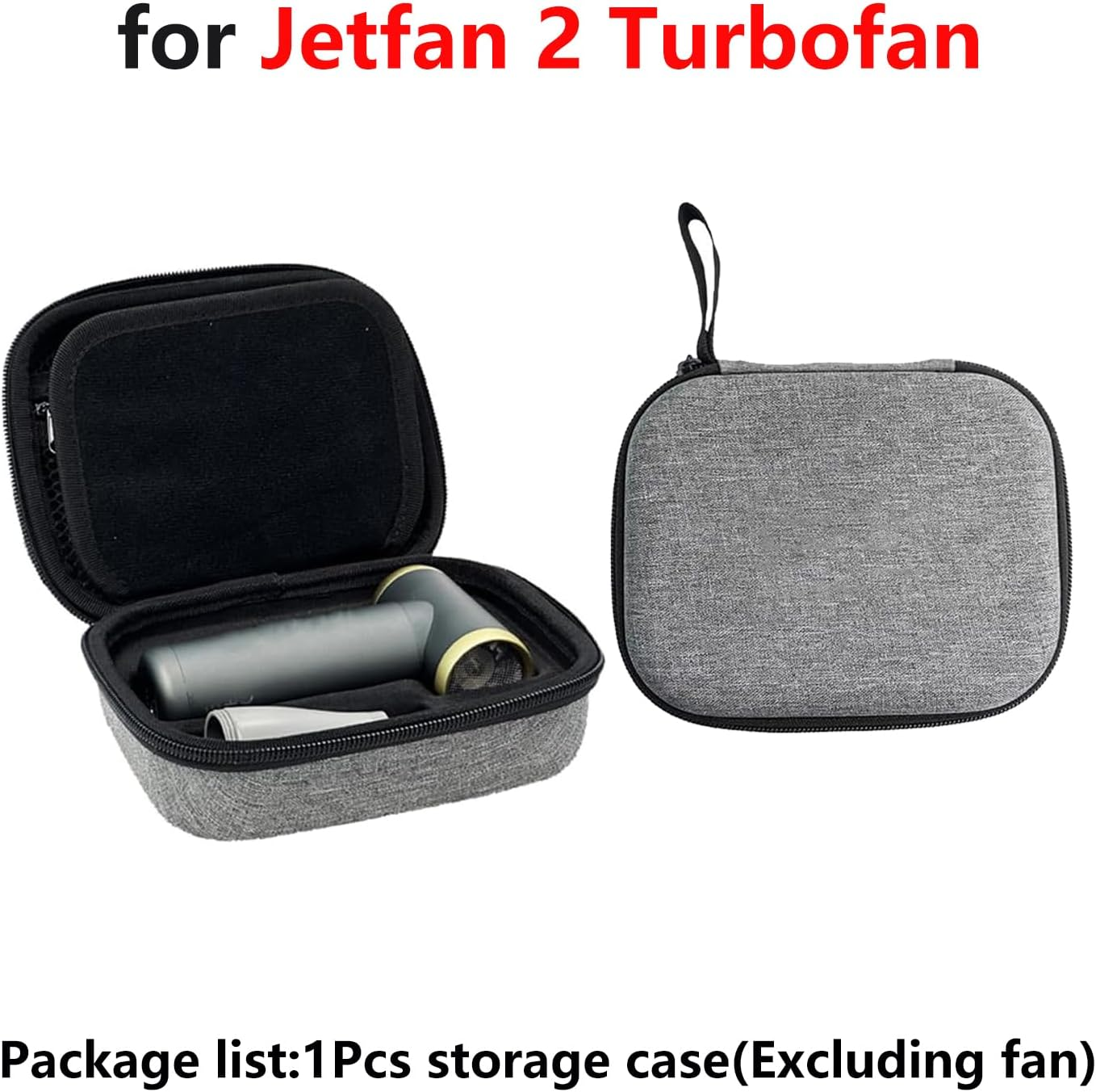 For KICA Jetfan 2 Case,Hard Shell Travel Carrying Case for KICA Jetfan for KICA Jetfan 2 (1) image number 1