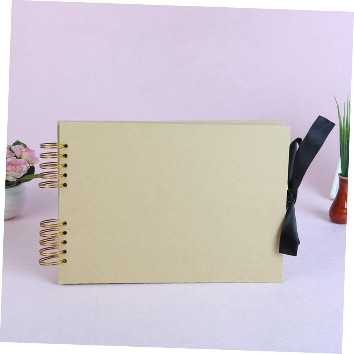 Creative Paper Scrapbook Photo Album with Bow Knot DIY for Weddings Anniversaries Valentines Day and Travel and Stylish Design image number 1