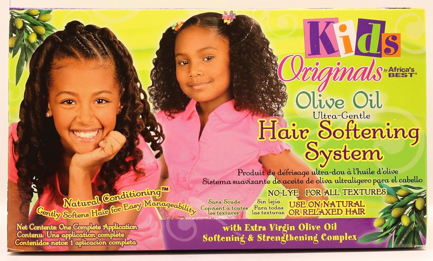Africa'S Best Kids Organics Olive Oil Gentle Hair Softening System