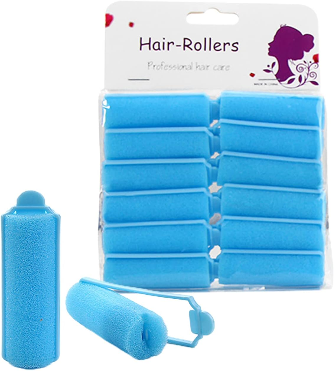 Hair Rollers | Heatless Hair Curlers - Hair Brushes for Women, Soft Sleeping Hair Curlers Flexible Hair Styling Curlers Sponge Curlers for Hair Styling Generic