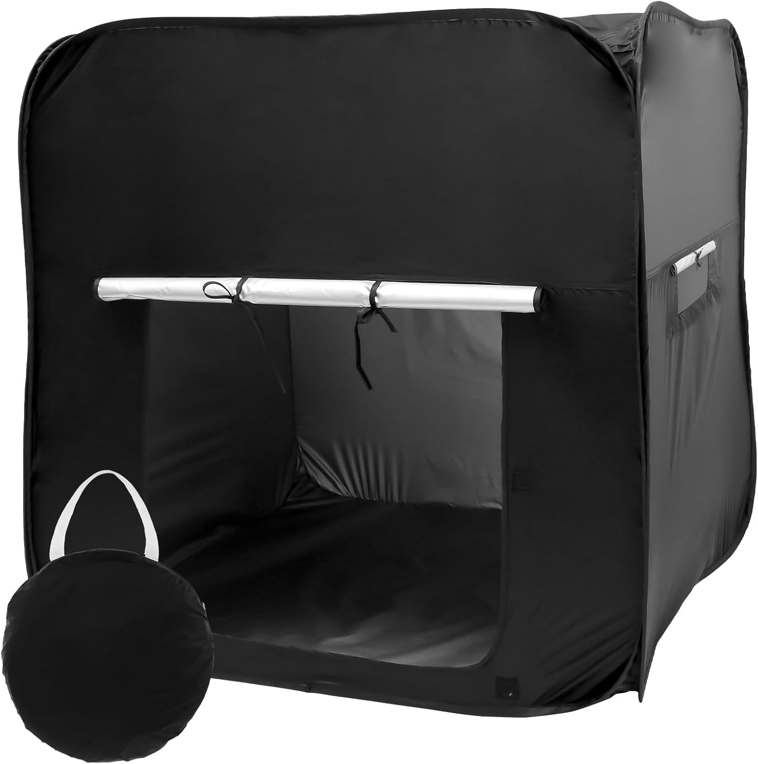 Pop up Black Out Tent, Sensory Calming Hideout, Calming Tent, Portable Foldable Pop up Black Out Tent Lightweight Sensory Calming Hideout Home Calming Tent for Kids Black