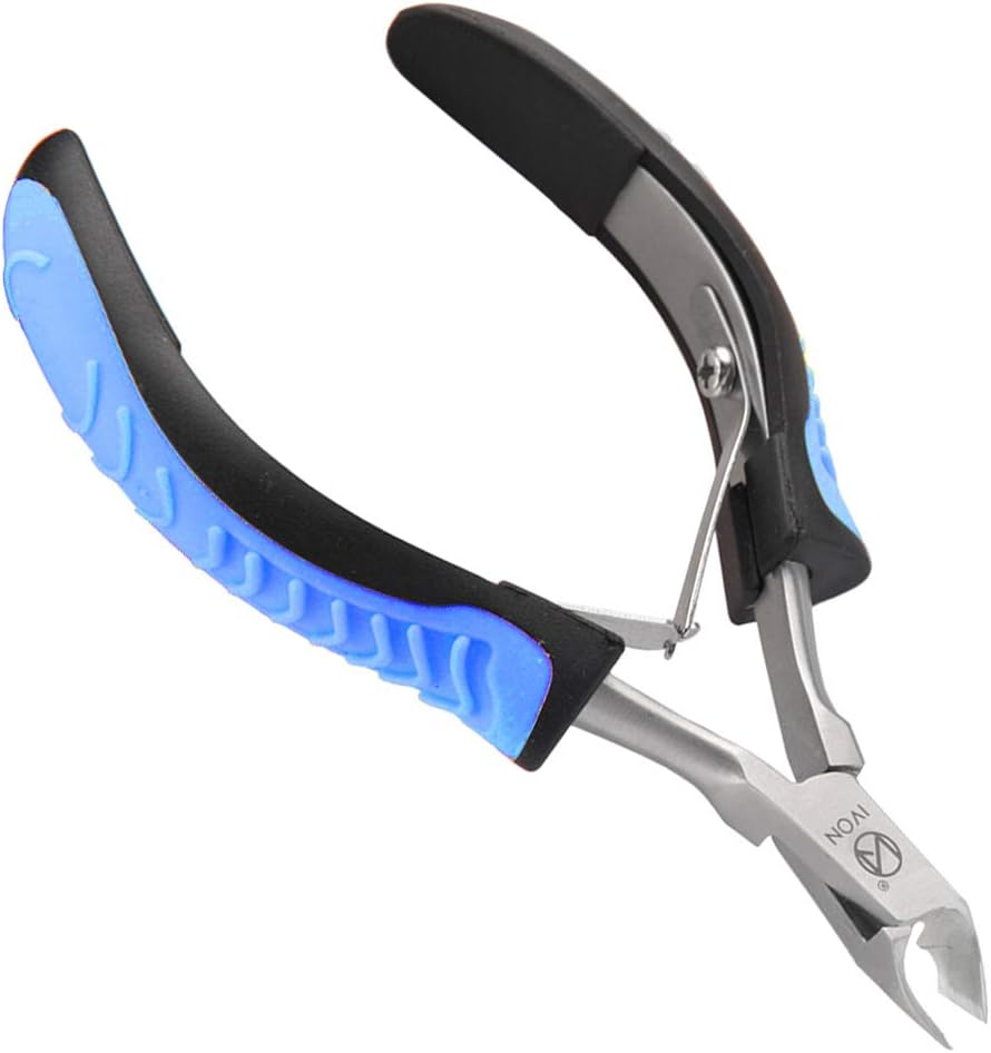 IVON Cuticle Trimmer, Professional Non-Slip Cuticle Nipper Stainless Steel Cutter