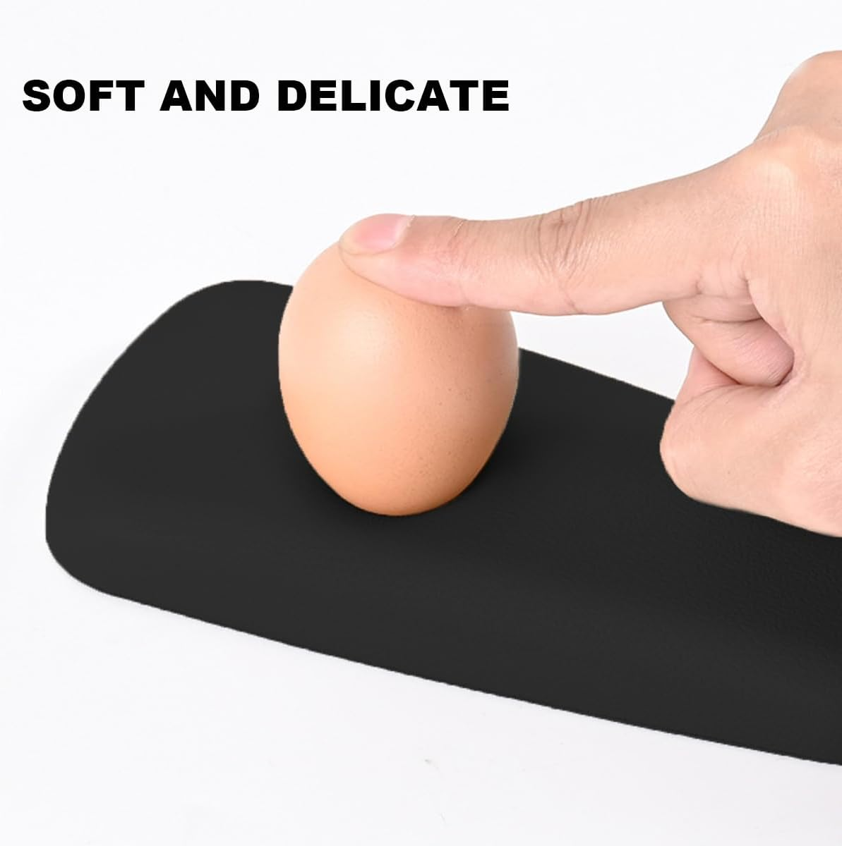 2PCS Car Armrest Pads,Car Knee Cushion,Soft Leather Elbow Rest Cushions for Comfortable Support, Universal Fit for Cars, Suvs, and Trucks (Black) image number 1