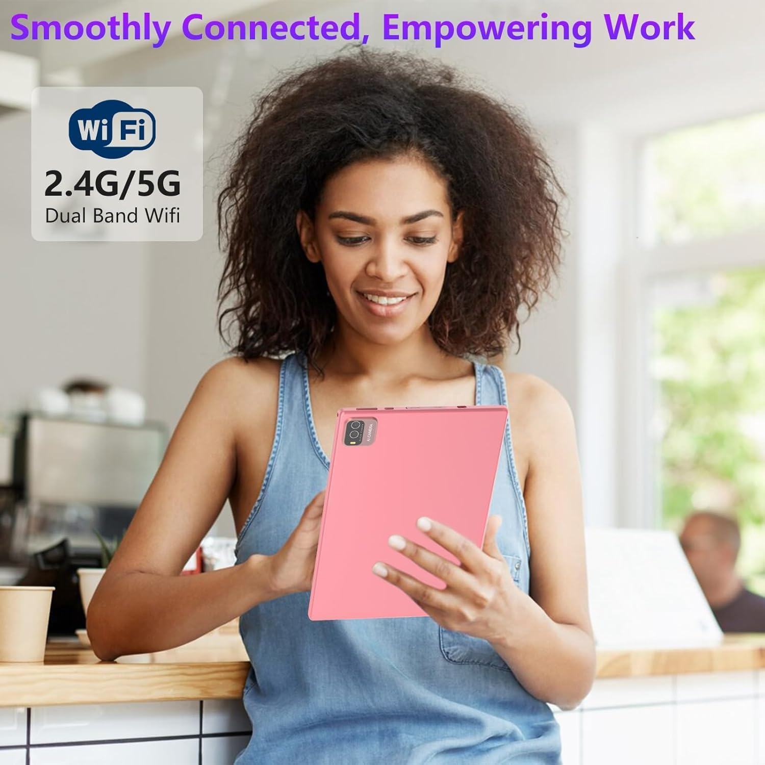 10 Inch Tablet 2 in 1 Tablets 10" Android 14 Tablets 8GB+64GB with Keyboard and Case Mouse Stylus Tableta Android Tabletas Computer 10.1 IPS HD Screen 2MP+8MP Dual Camera Wifi-6 BT 6000Mah Battery Tab image number 6