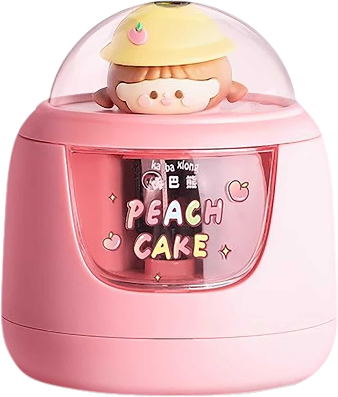 Blue Cute Portable and Safe Electric Pencil Sharpener for School Kids