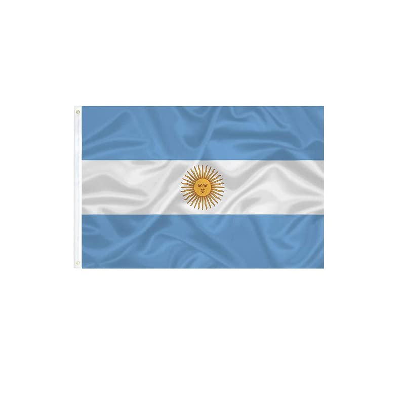 150 X 90Cm Large Argentina Flag with Brass Grommets Argentine Argentinian National Outdoor Festival 3X5 Feet, UV Fade Resistant, Double Stitched for Outdoor Festivities image number 5