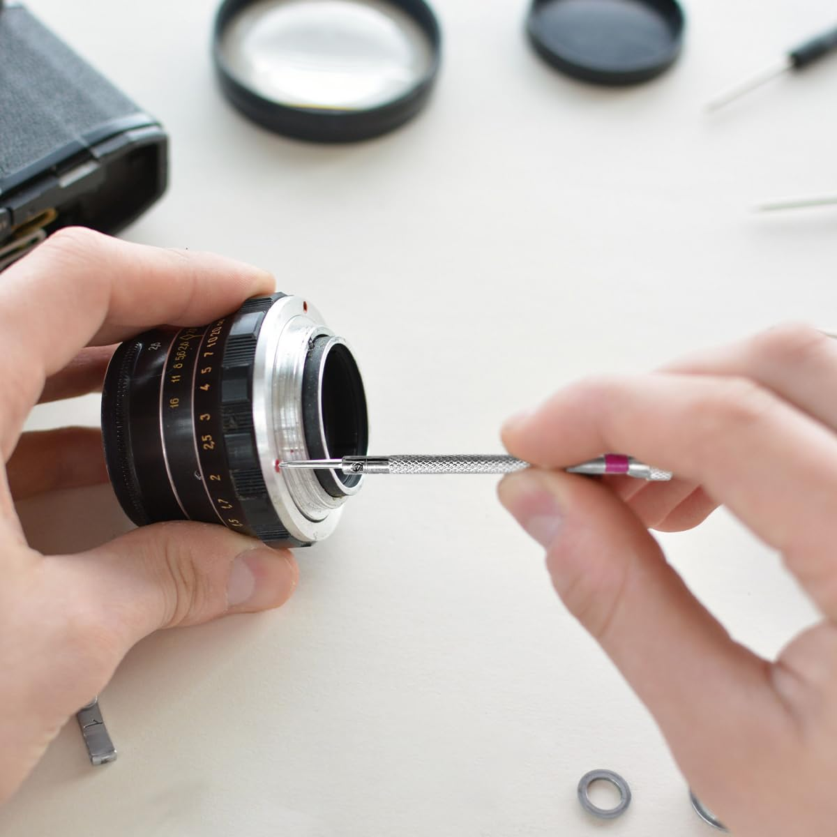 BEZANU Micro Screws Set, 500 PCS Mini Metric Assortment Screw Kit with Screwdriver for Eyeglass, Watches, Phone, Laptop Repair (Phillips Head) image number 1