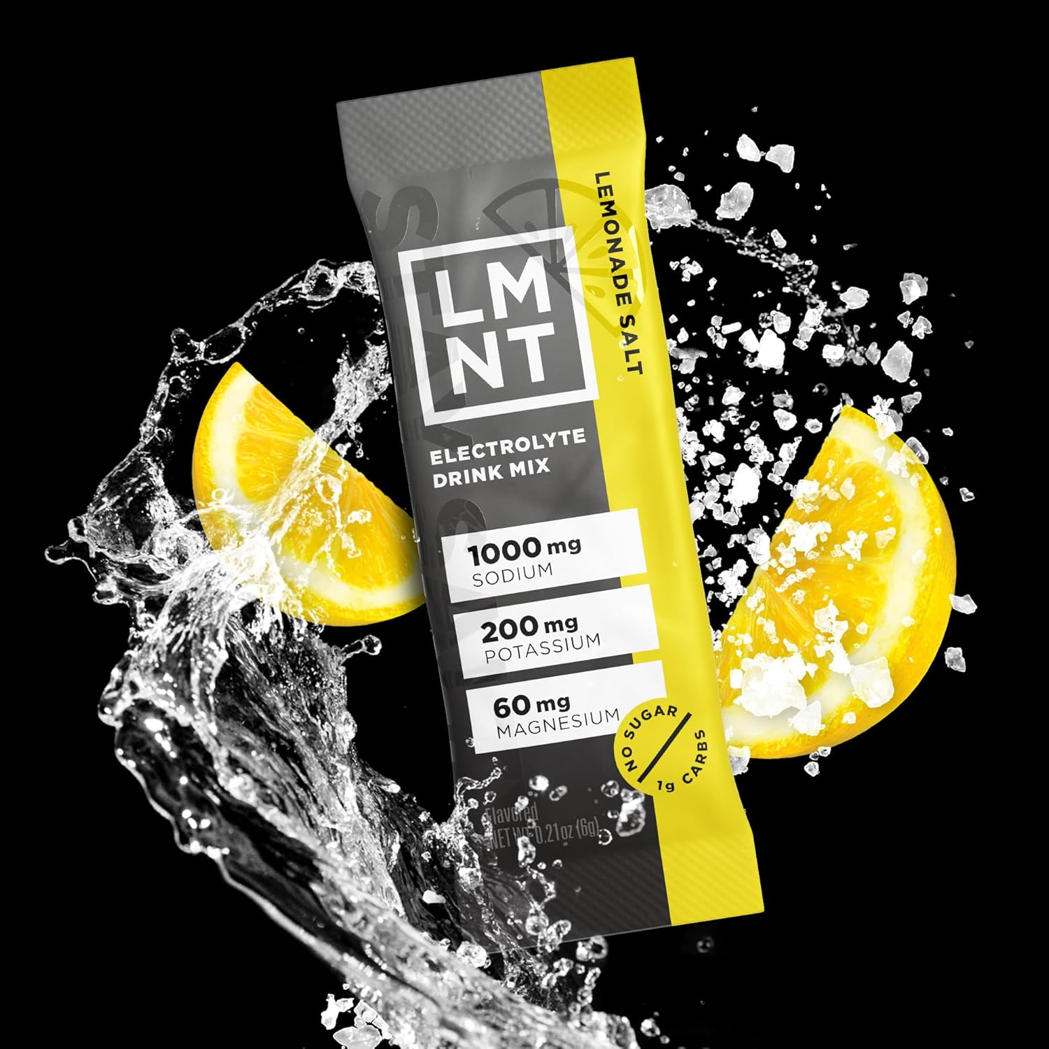 LMNT Zero Sugar Electrolytes - Lemonade Salt | Drink Mix | 30-Count image number 2