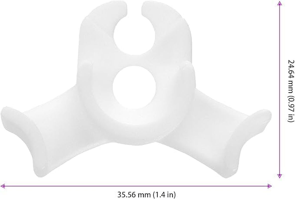 Plant Training Clips 90 Degrees Stem Trainer Clips, 40 Pieces Plants Bud Bender,Low-Stress Plants Training Clip,90&deg; Planting Stem Bender Low Stress Planting Branch Trainer Clips for Flower, White image number 2