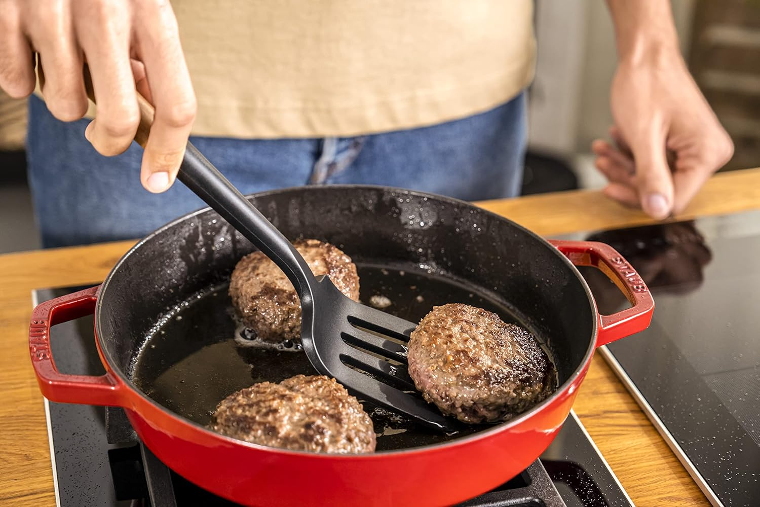Staub Slotted Serving Turner Black image number 3