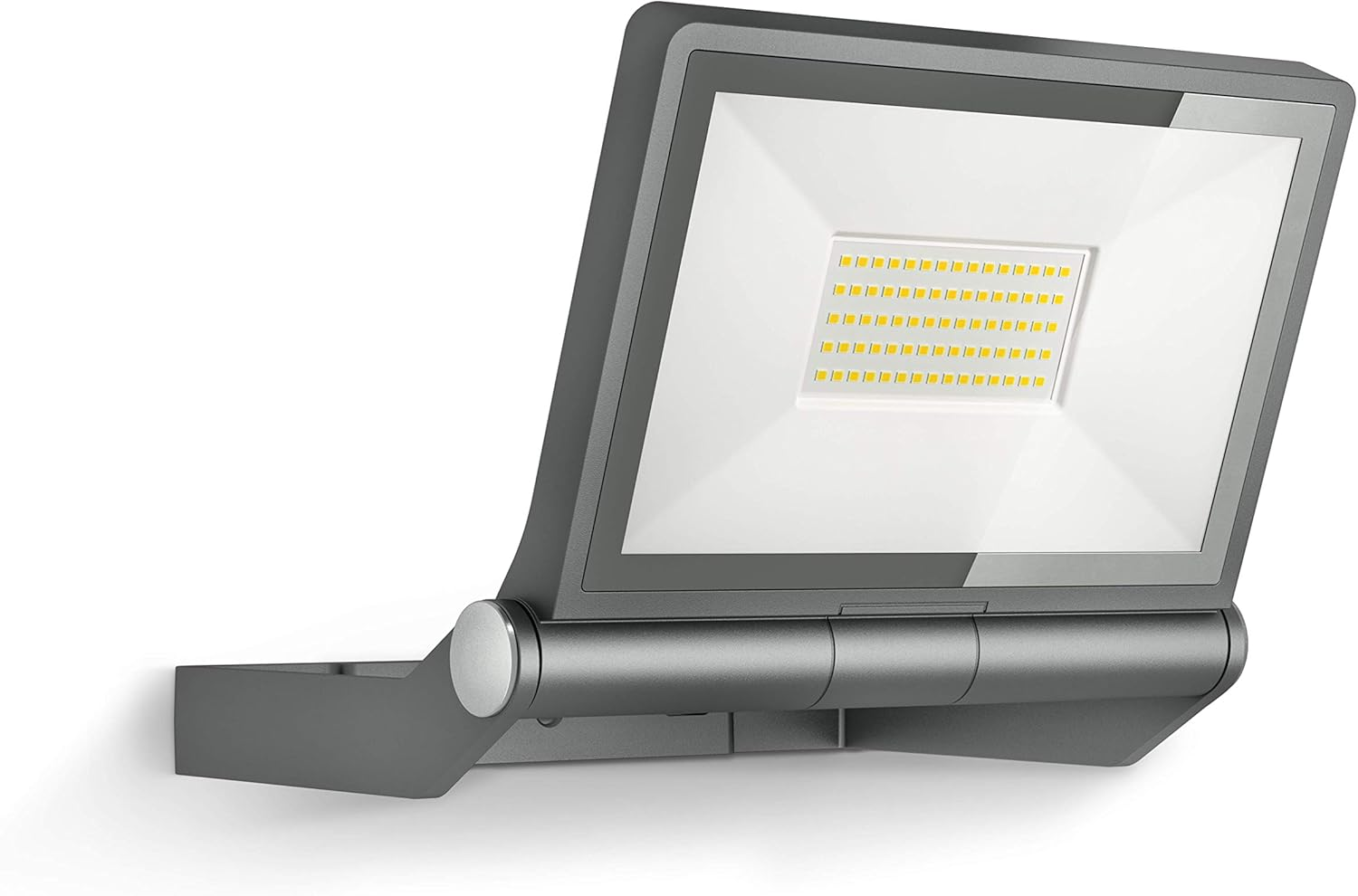 Steinel LED Outdoor Floodlight XLED ONE XL S Anthracite, 180&deg; Motion Detector, 42.6 W, 4200 Lm, Warm White, Aluminium