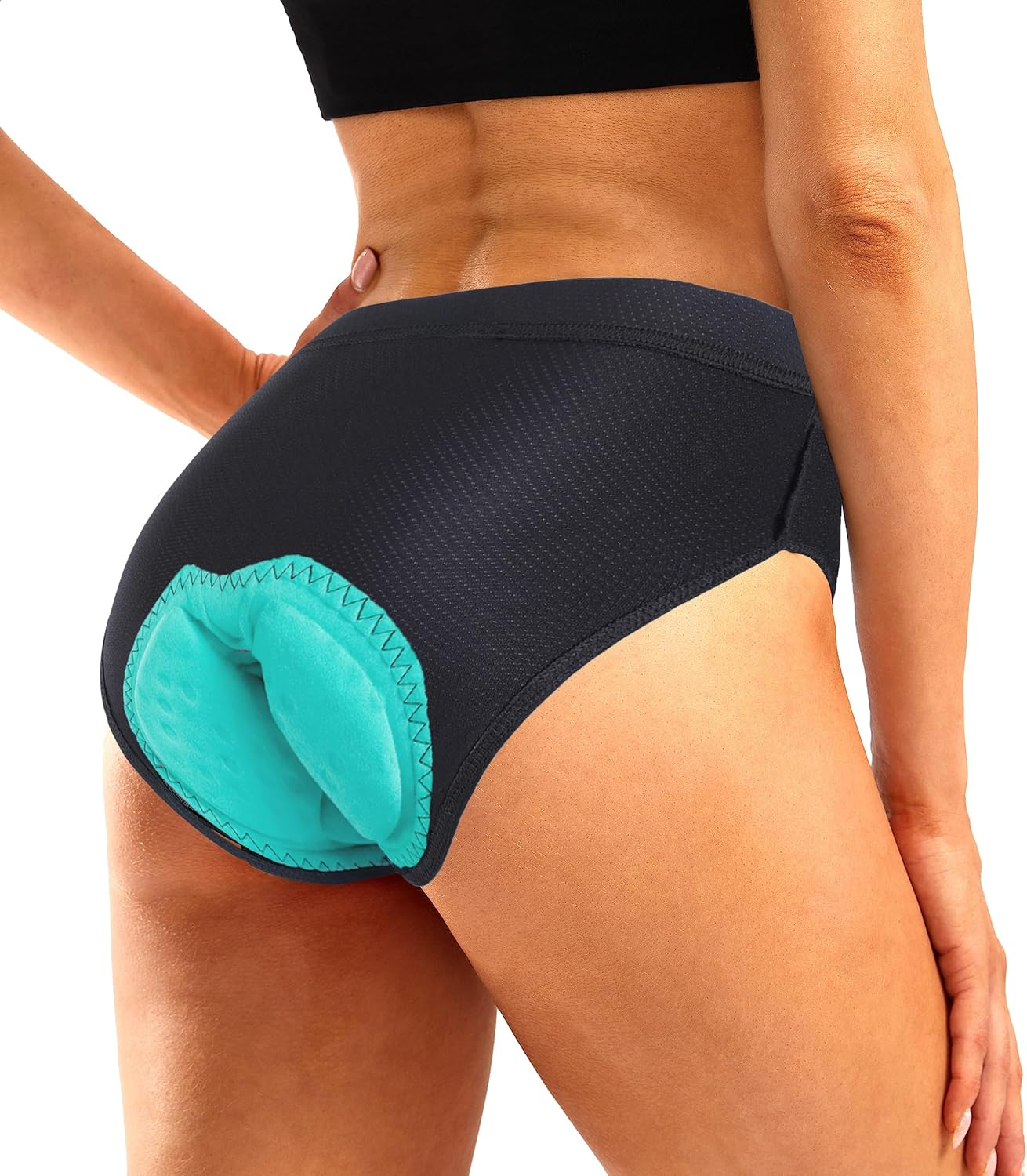 GERZHIUBN Women'S Cycling Underwear 4D Padded Bike Biking Bicycle Briefs Shorts Breathable Quick-Dry