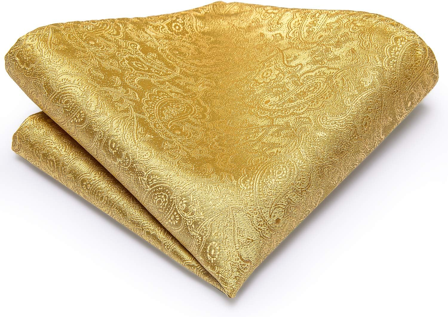 Hi-Tie Silk Men'S Tie and Pocket Square Cufflinks Lapel Pin Set Jacquard Wedding Business Necktie for Formal - Black Purple Green image number 3