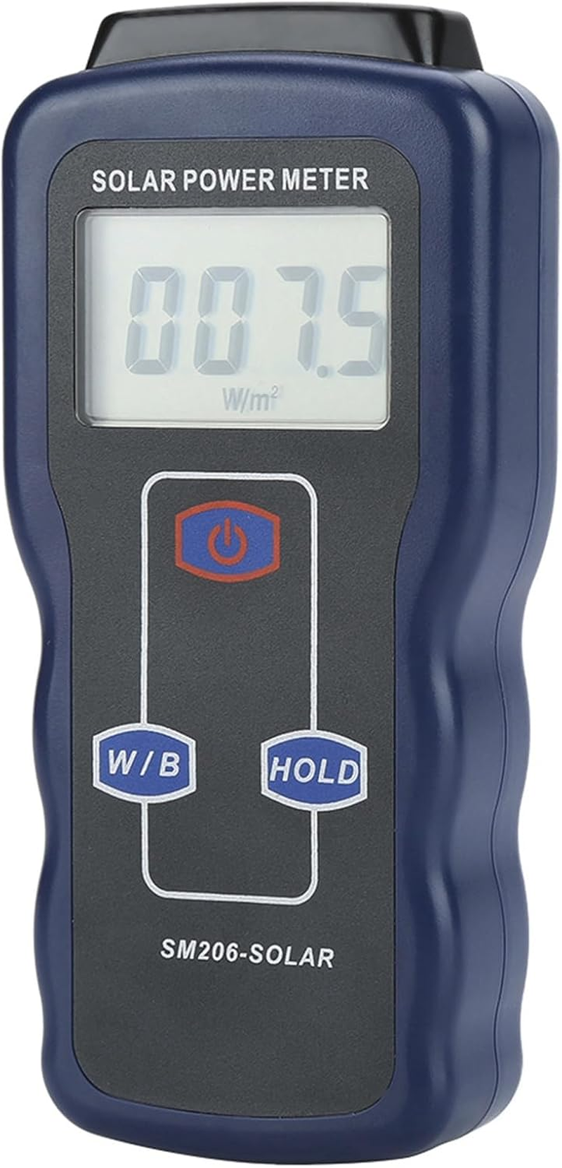 Digital Solar Power Meter, Sun Light Radiation Measuring Tester, Digital Solar Energy Meter, for Meteorology Physical Optical Experiments image number 4