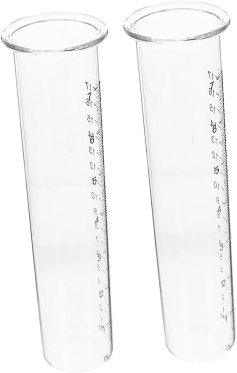 2Pcs Freeze Plastic Rain Gauge Tubes with Clear Scale for Accurate Outdoor Rainfall Measurement in Garden Lawn image number 6