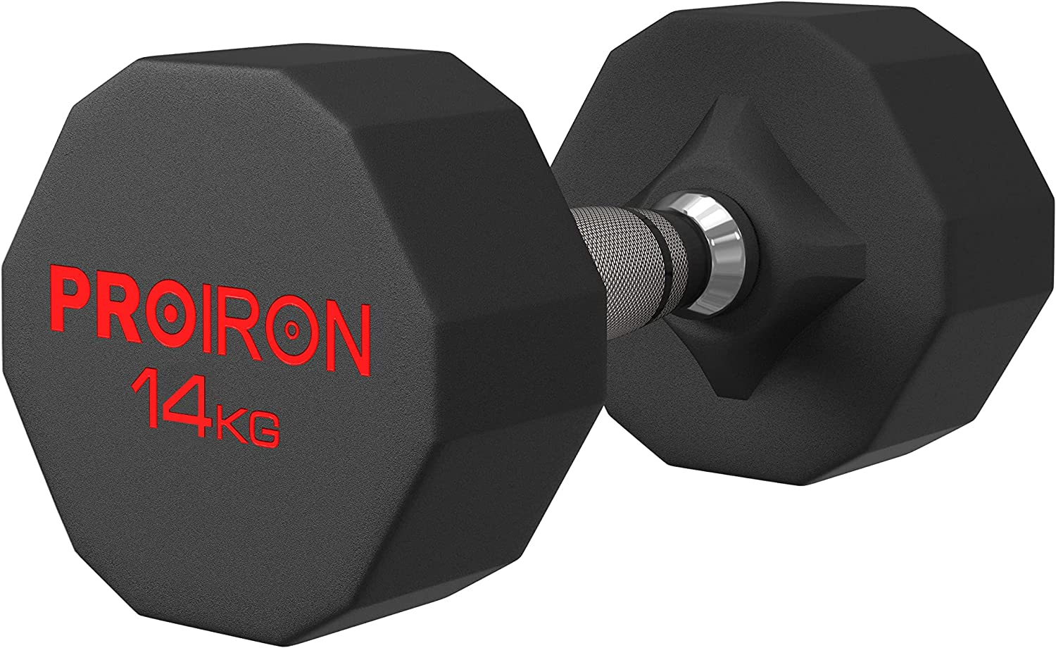 PROIRON Rubber Dumbbells Pure Steel Dumbbell, Friction Welding(Compact and Never Loose) Weights Set Men Women Home Gym 3Kg 5Kg 8Kg 10Kg 12Kg 16Kg 20Kg 24Kg Fitness Training Exercise Body Strength Lifting Equipment (Pair or Single)