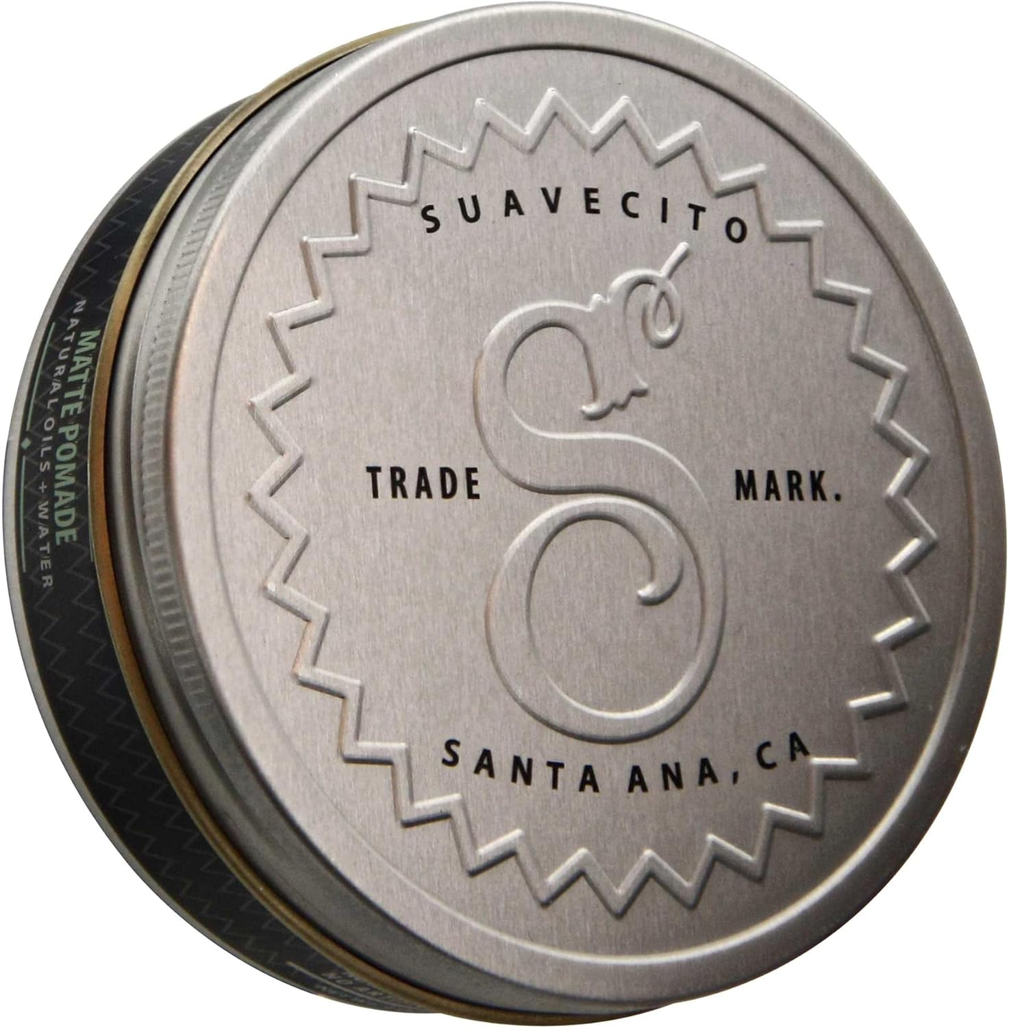 Suavecito Premium Blends Matte Pomade - All Natural Shine Free Pomade for Men (4 Oz).